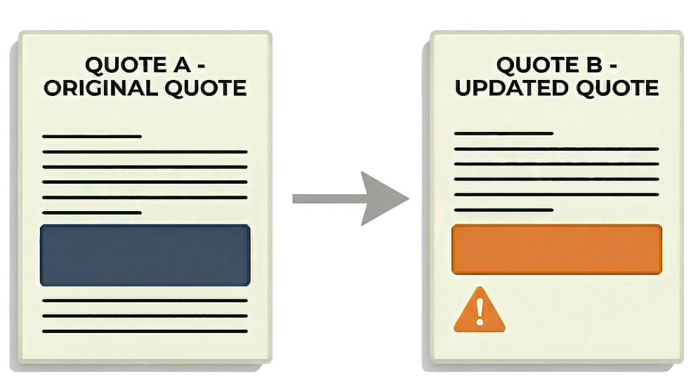 Quote / Policy check and comparison